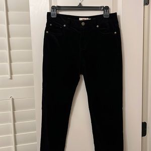 vineyard vines black velvet jeans
